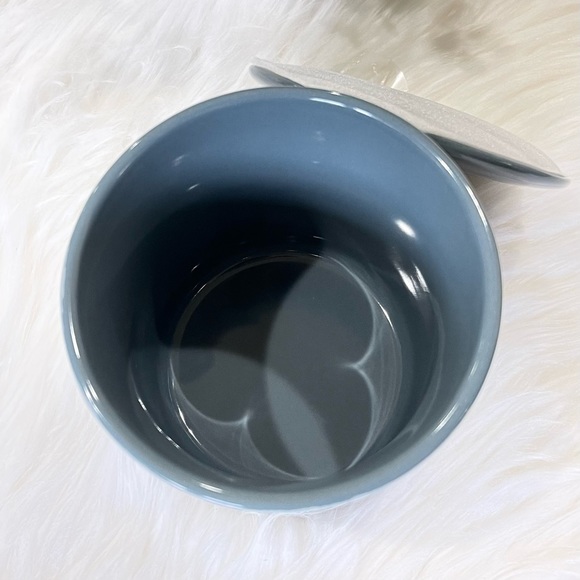 πππSOLDπππCERAMIC GNOME COOKIE JAR Gnome Canister WHIMSICAL MAGICAL WINTER - Picture 7 of 10